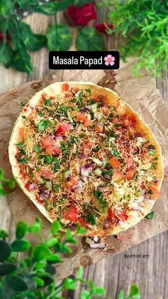 Masala Papad - ₹30.00 | Shivgad Restaurant